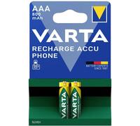 Varta RECH.AC.Phone AAA800mAh BLI2 Pile rechargeable LR3 (AAA) NiMH 800 mAh 1.2 V 2 pc(s)
