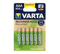VARTA RECHARGE ACCU RECYCLED 5+1 AAA 800 MAH
