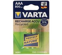 Varta RECH.AC.RECYC.AAA800mAh BLI2 Pile rechargeable LR3 (AAA) NiMH 800 mAh 1.2 V 2 pc(s)