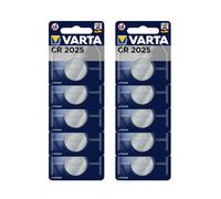 Varta Set de 10 CR2025 Pile Électronique Lithium