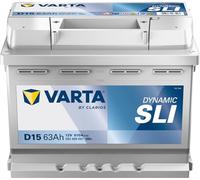 Batterie de démarrage Varta Silver Dynamic L2 D15 12V 63Ah / 610A 563400061
