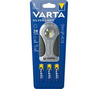 VARTA Silver Light Torche LED 28 Lumens Clip 3x Piles AAA