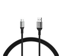 Varta Câble USB-C Speed Charge & Sync 2m 60W nylon tressé aluminium noir