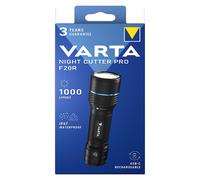 Varta Lampe torche rechargeable Night Cutter Pro F20R – 1 000 lm IP67 Aluminium Cordon inclus