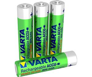 Varta Toy Lot de 4 piles rechargeables Ready2Use, AAA, Ni-MH
