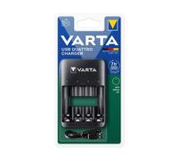 VARTA USB Quattro Chargeur AA AAA Ni-MH avec Micro-USB