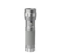 Varta UV Lampe torche LED, UV Light, 14 LEDs, 395-400 nm, aide hygiène | détecteur de faux billets, détection de taches d'animaux, aluminium, incl. 3x AAA Piles, boîtier robuste et durable