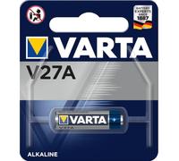 Varta V27A Batterie 12 V Non Rechargeable (Zinc-Manganese-Dioxide, cylindrique, 12 V, AA, 20 mAh, Bleu, Blanc)