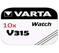 Varta V315 Pile Bouton SR716SW Lot de 10 Argent