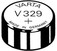 Varta V329, oxyde d'argent (S), 1,55 V, 36 mAh, 7,9 mm, 7,9 mm, 3,1 mm
