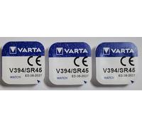 Varta V394 Lot de 3 piles bouton SR 936 SW/SR 45 SW/V 394 Varta 1BL 67 mAh