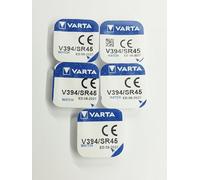 Varta V394 Lot de 5 piles bouton SR 936 SW/SR 45 SW/V 394 Varta 1BL 67 mAh