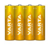 Varta Varta Batterie Longlife AA Mignon, LR6, Al-Mn 4106 Fol.4 Quantité:40
