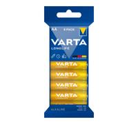 Varta Varta Batterie Longlife AA Mignon, LR6, Al-Mn 4106 Fol.8 Quantité:8