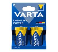 Varta Varta Batterie LONGLIFE POWER D 2 blister alcaline Quantité:1