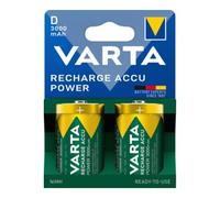 Varta Varta Batterie rechargeable RECH.ACCU D 2 pcs blister NiMH capacité 3000 mAh Quantité:1