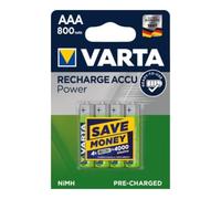 Varta VARTA Power Accu R2U AAA Micro, HR03, 800 mAh Quantité:1