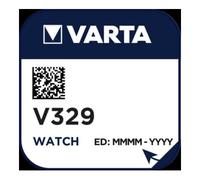 Varta Varta Varta Pile pour montre 1,55V/37mAh/Argent V 329 Stk.1 Quantité:1