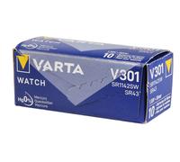 2 VARTA 301 SR43SW Batterie Argent 1.55V Boutons Bouton Cellule Montre Exp 2027