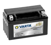VARTA YTX7A-BS AGM Active Batterie de moto Durée de vie 3 fois plus longue 12 V 6 Ah 90 A