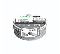 Vartco Silver TFS - Tuyau d'arrosage flexible à 3 couches - Anti-torsion - Résistant aux UV - 25 bar (1/2" 20 m)