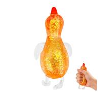 Vartegas Balle anti-stress en forme de canard - Souple - Pour adolescents et adultes - Violet - Taille C