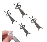 Vartegas Cat's Eye Lot de 4 aimants pour nail art multifonction - Design lapin - Champ magnétique puissant - Pour manucure DIY - Modélisation en gel 3D et effets précis (B)