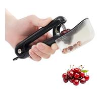 Vartegas Extracteur de noyaux de cerises avec boîte de rangement en acier inoxydable Ustensile de cuisine pour cerises, olives, fruits, ustensiles de cuisine, passe au lave-vaisselle (D)