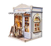 Vartegas Kit Book Nook Cutebee Rolife Sunshine Town - Maison de poupée miniature à construire soi-même - Puzzle 3D en bois - Serre-livres pour adultes - Décoration d'étagère - Cadeau (Sweet Marie) (A)