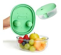 Vartegas Umami Récipient à collation réutilisable Boîte à déjeuner anti-fuite Couvercle de stockage alimentaire en silicone réutilisable | Pour l'école, le pique-nique, le lieu de travail en extérieur