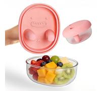 Vartegas Umami Récipient à collation réutilisable Boîte à déjeuner anti-fuite Couvercle de stockage alimentaire en silicone réutilisable | Pour l'école, le pique-nique, le lieu de travail en extérieur