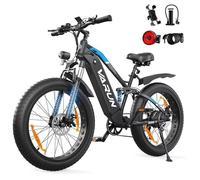 VARUN S26-1 - Vélo Électrique 26"" - Moteur 750W - Batterie Amovible 48V 18Ah 45km/h - Suspension intégrale - Autonomie 80km