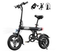 VARUN Velo Electrique, 14" Velo Electrique Pliable avec Batterie 48V, 250W Moteur, Vélo Électrique Femme Homme avec 3 Modes de Conduite, Pédalage Assisté Ville Vélo Électrique pour Adulte
