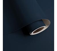 VaryPaper Papier Peint Auto-adhésif Bleu Marine Épaissir 81cmx300cm Adhesif pour Meuble Vintage Cuisine Salle de Bain Imperméable Chambre Salon