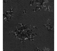 VaryPaper Papier peint autocollant - Noir - Rose - 40 cm x 200 cm - Film décoratif autocollant pour meubles - Vintage - Noir mat - Pour chambre à coucher, salon, armoire - Film pour meubles