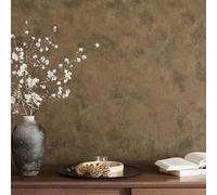 VaryPaper Papier peint béton marron 40 cm x 200 cm Papier contact ciment industriel autocollant épais en plastique vinyle pour plan de travail, placard, couloir, salle de bain, papier peint