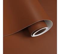 VaryPaper Papier Peint Couleur Caramel Moderne 40cmx200cm Adesif Décoration Meuble Caramel Mat Stickers Porte Placard Plan de Travail Papier Peint Autocollant Mural Salon Salle de Bain Imperméable