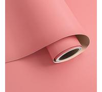 VaryPaper Papier Peint Rose 40cmx200cm Papier Adhesif pour Meuble Rouleau Adhesif Decoratif Papier Autocollant Meuble Cuisine Papier Peint Chambre Fille Salon Armoire Stickers Meubles Adhésif