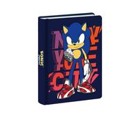 VARZI Agenda scolaire Sonic: Courir vers le succès avec un compagnon super rapide et plein d'aventures! Avec stylo cadeau