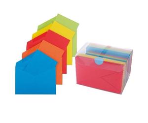 Varzi Stationery Selection since 1956 Pack of 100 Envelopes and 100 Coloured Car