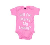 Vas-tu M’épouser My Daddy Rose Grenouillère Bodysuit Mariage Demande En Mariage Fille Croissance De Bébé - Rose, 6-12 Mois