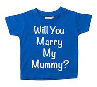 Vas-tu M’épouser My Mummy? Bleu T-shirt Bébé Tout-petit Enfants Disponible en Tailles 0-6 Mois pour 14-15 Ans Demande en mariage - Bleu, 5-6 ANS