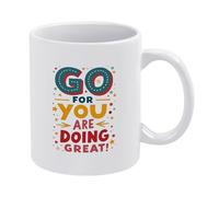 Vas-Y, Fonce ! Tu Te Débrouilles Super Bien. Tasse Pratiques Tasses Drôle Tasse À Café 330Ml Pour Collègue Lait Thé