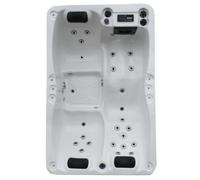 Vasa-Fit W195S Bain à remous en acrylique sanitaire Couleur SkyWhite Pour 2 à 3 personnes
