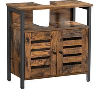 VASAGLE Armoire de salle de bain sous lavabo 60x30x60cm, brun rustique