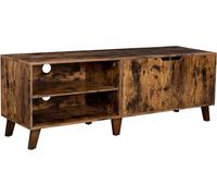 VASAGLE Armoire TV, Table TV avec 2 portes, Étagère TV pour téléviseurs jusqu'à 60 pouces, Armoire TV avec étagères réglables, pour le salon, la salle à manger et la cuisine