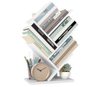 VASAGLE Bibliothèque Arbre, de Bureau à 5 Niveaux, Étagère d'angle