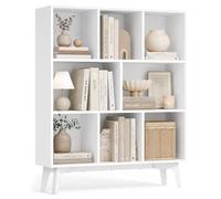 VASAGLE Bibliothèque en Bois, Étagère de Rangement, 90 x 24 x 107,4 cm