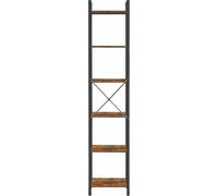 VASAGLE Bibliothèque, étagère à livres, étagère sur pied, étagère à DVD, avec 6 étages, étagère de bureau, étagères ouvertes, pour bureau, salon, chambre, cuisine
