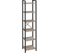 VASAGLE Bibliothèque, étagère à livres, étagère sur pied, étagère à DVD, avec 6 niveaux, étagère de bureau, étagères ouvertes, pour bureau, salon, chambre à coucher, chambre d'enfant